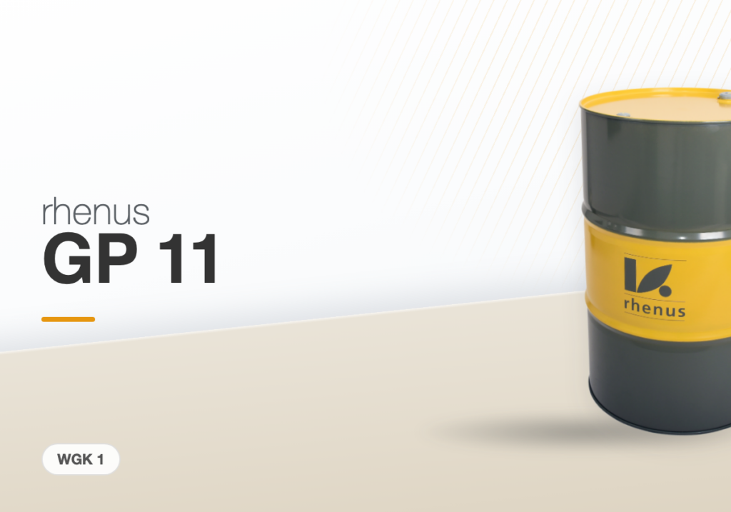 rhenus GP 11 — water-immiscible cooling lubricant in a rhenus drum
