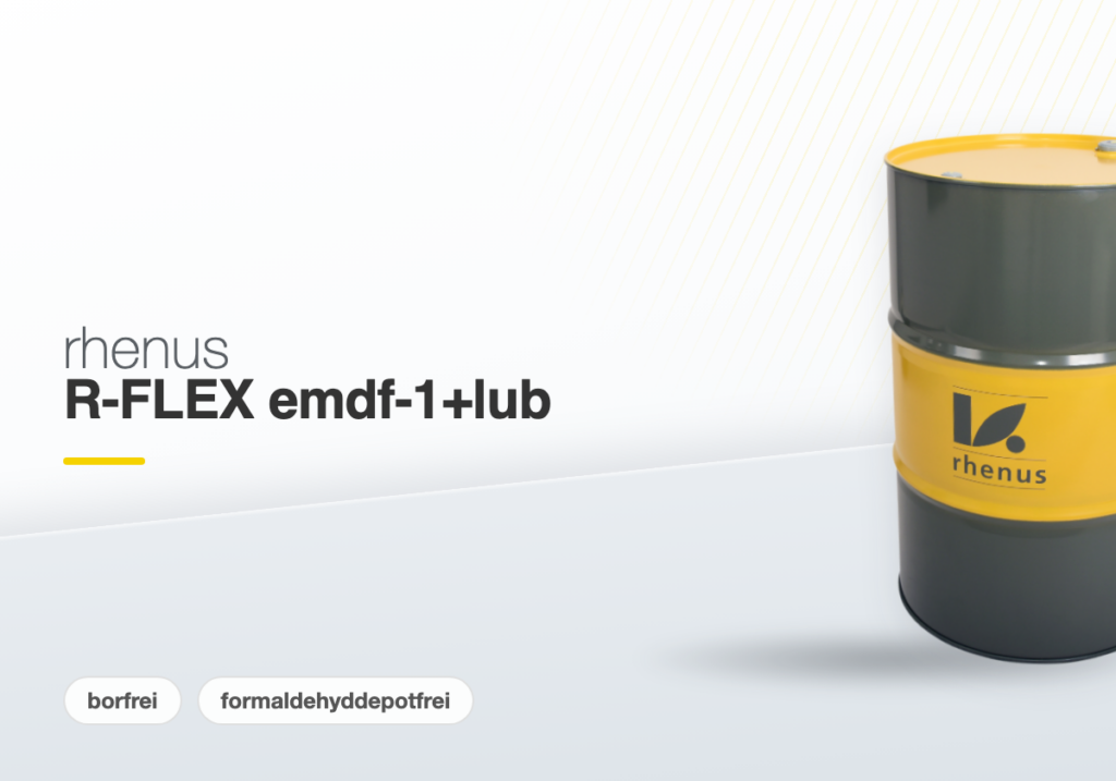 rhenus R-FLEX emdf-1+lub — lubricante refrigerante miscible en agua en bidón de rhenus