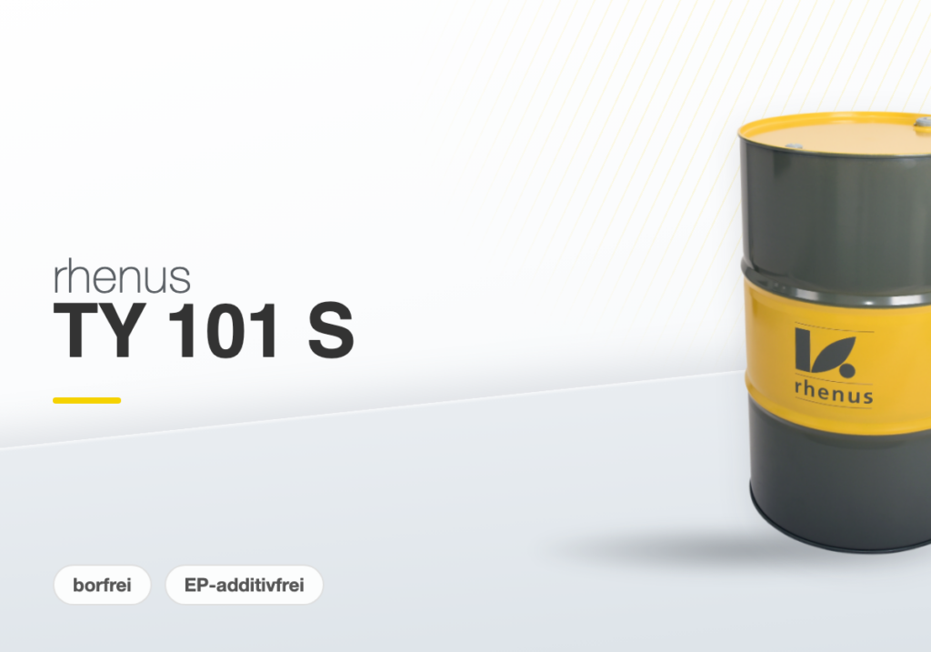 rhenus TY 101 S — lubricante refrigerante miscible en agua en bidón de rhenus