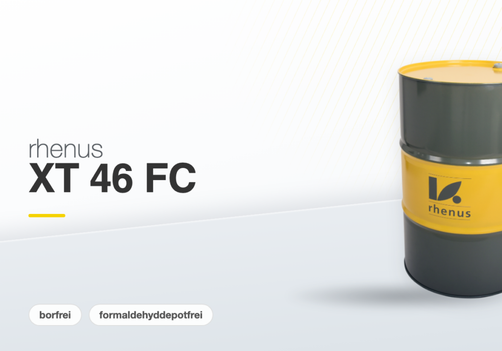 rhenus XT 46 FC — lubricante refrigerante miscible en agua en bidón de rhenus
